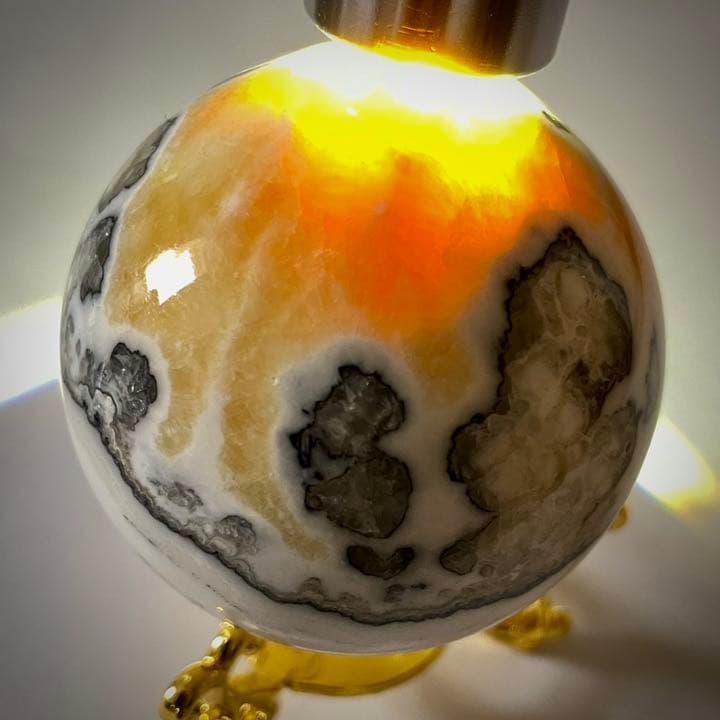 卵黄玉石  原石 瑪瑙 置物  飾り净化 開運 冥想