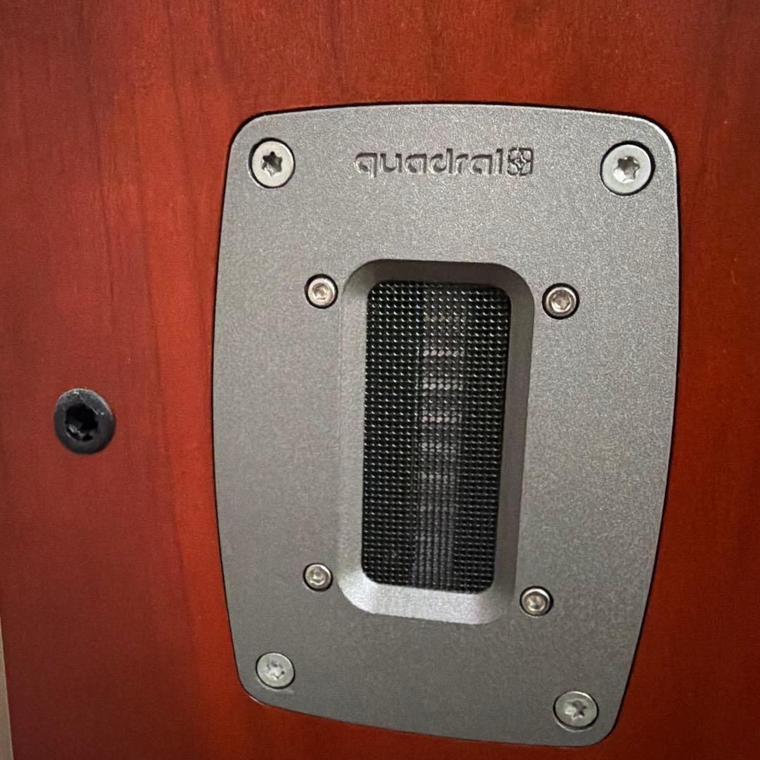 美品✨クアドラルロンドチェリー色　スピーカースタンドとスペーサー付き