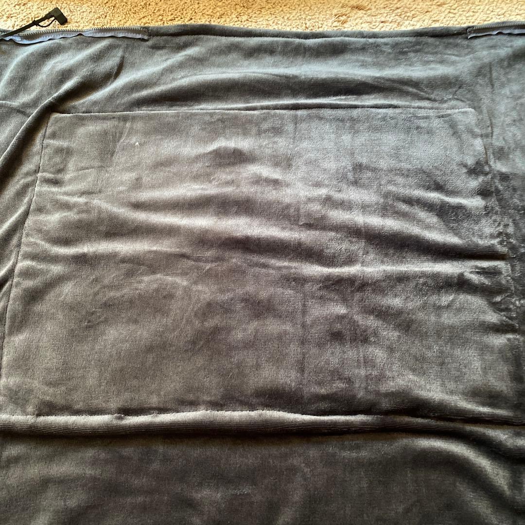 電気ひざ掛け 裏起毛 電気毛布 150cmx85cm 掛け着る兼用