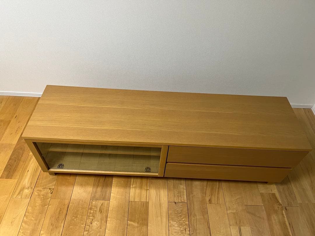 【無印良品】テレビボード オーク材ＡＶラック　幅150㎝