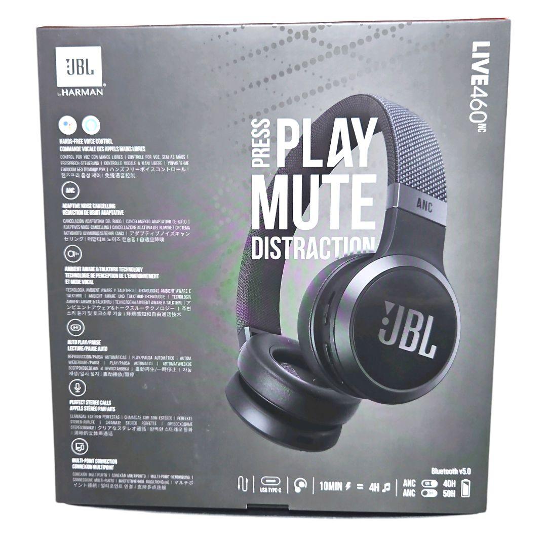 【極美品】JBL LIVE460NC ワイヤレスヘッドホン ノイズキャンセリング