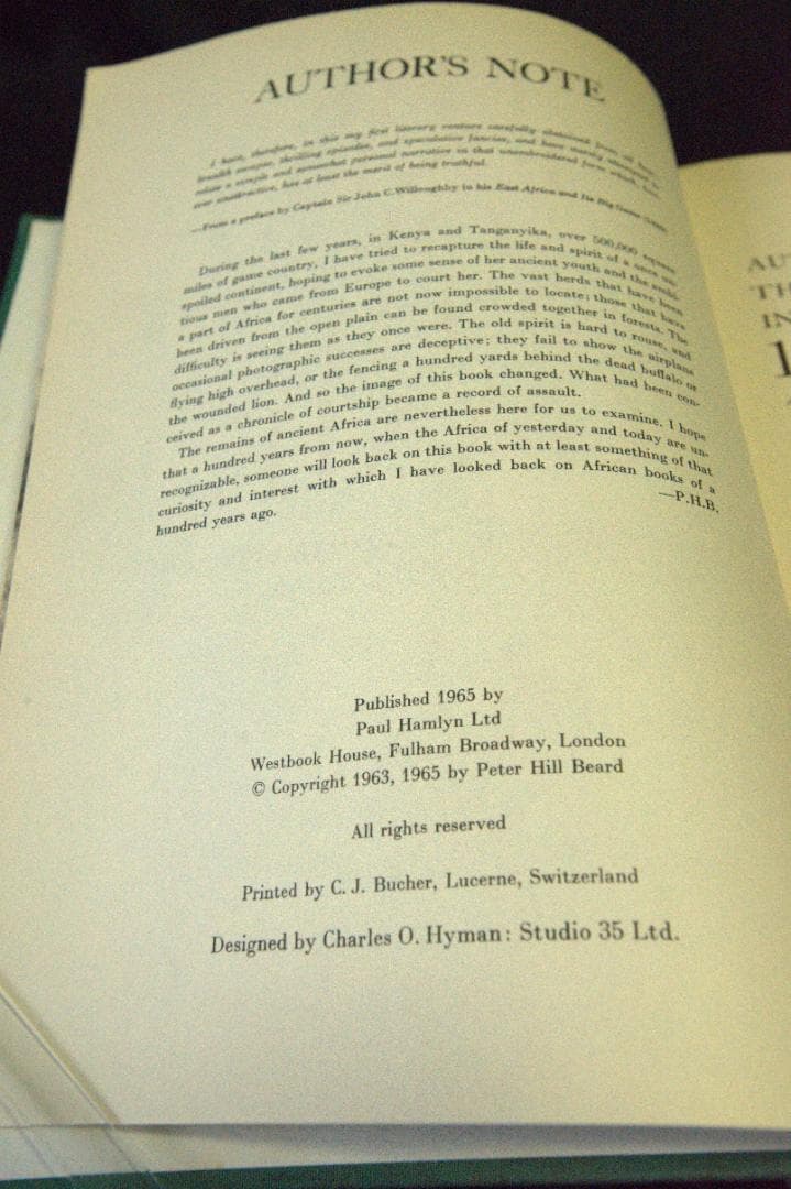 The End of The Game：peter beard ★値下げしました