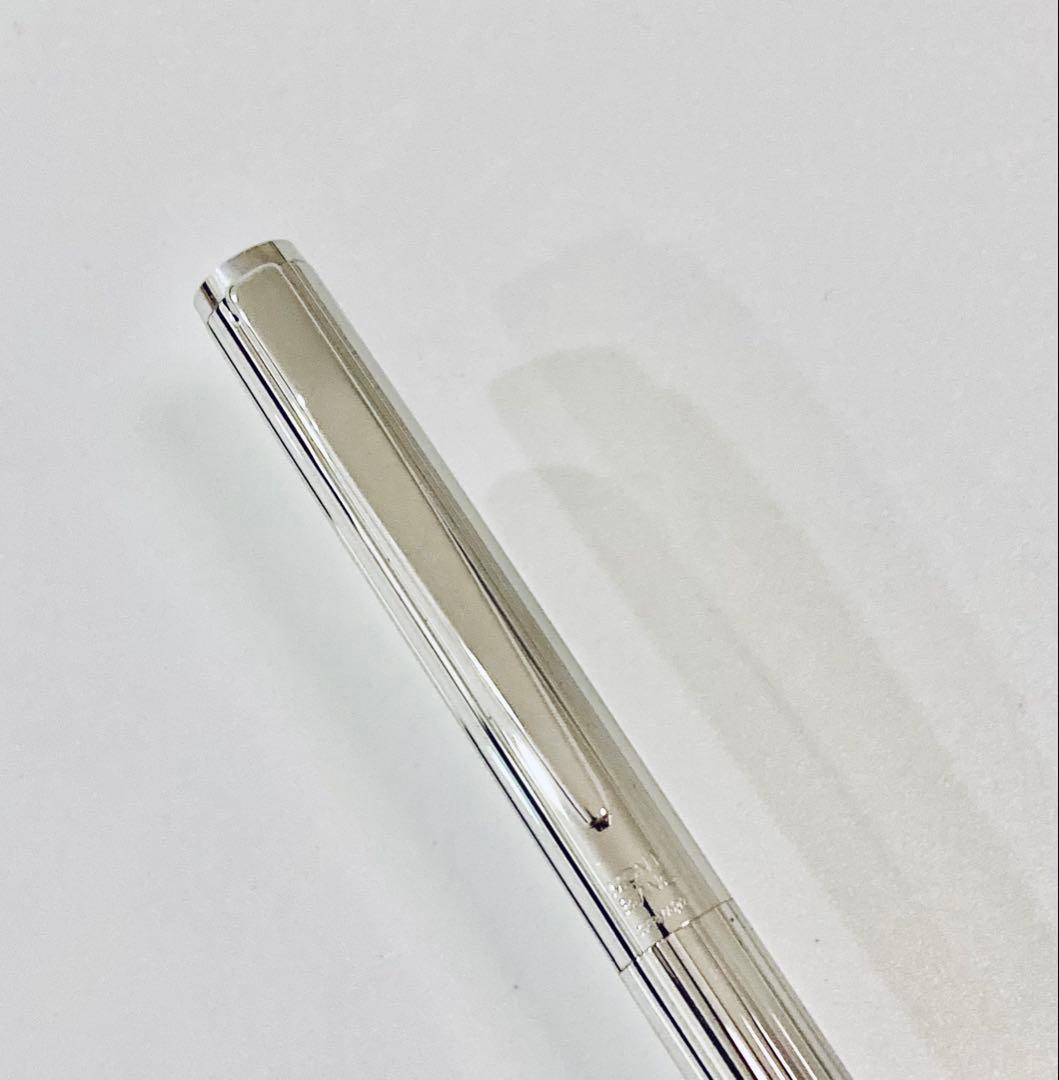 プラチナ仕上げ◆モンブラン 高級万年筆 ノブレスMONTBLANC ペン先14K