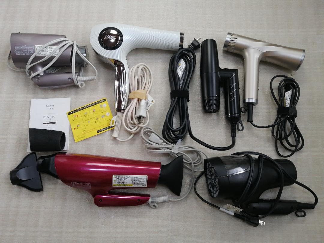 ジャンク品まとめ売り　ドライヤー　ヘアアイロン