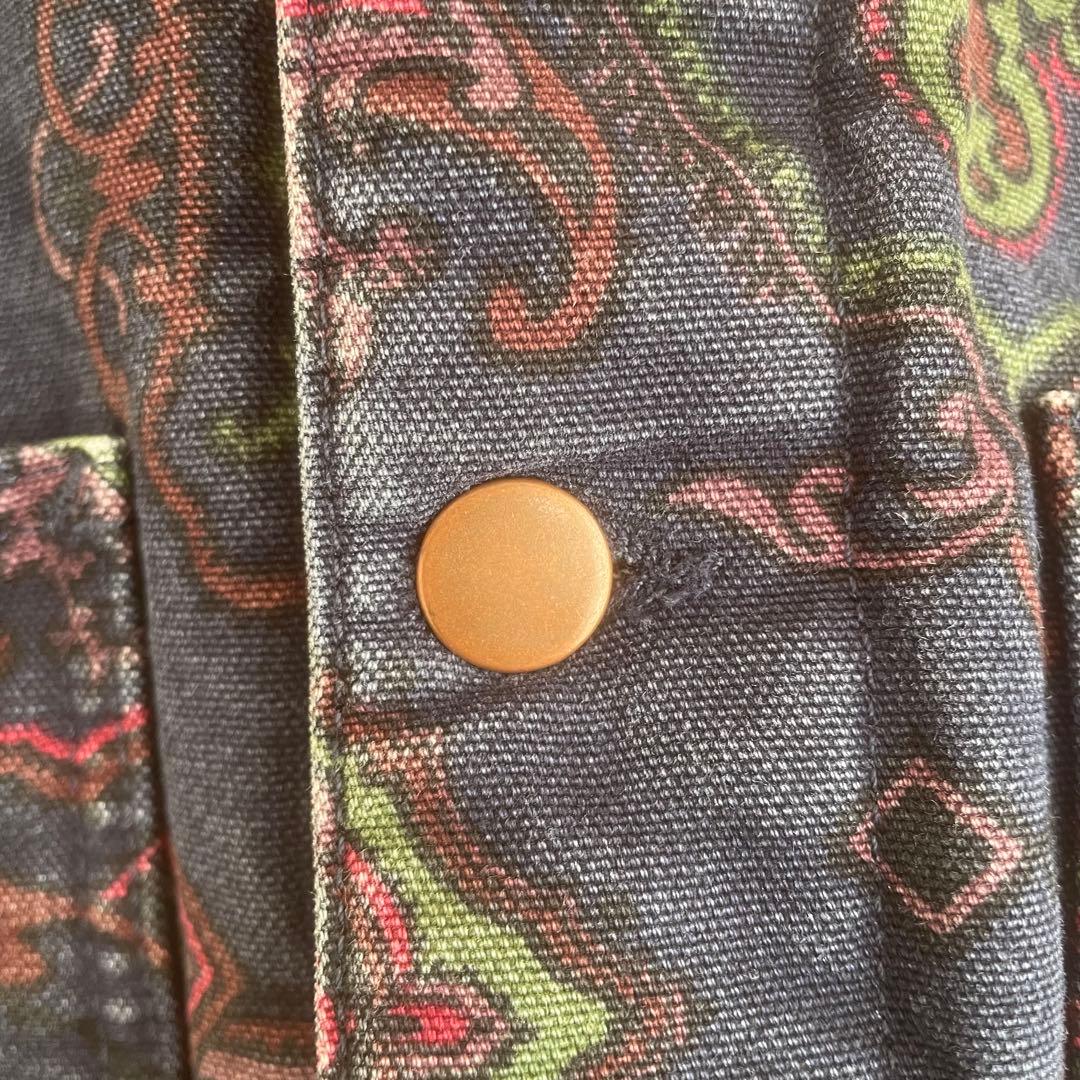 ジャケット・アウター carhartt WIP-MICHIGAN COAT NAVY Paisley