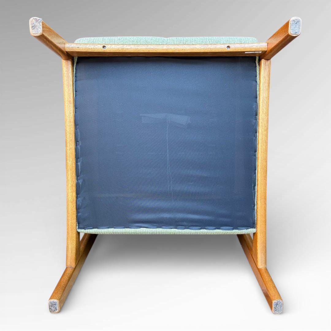 定価9万以上　美品　浜本工芸　チェア　ナラ材　無垢　一枚板　洗濯可　希少　北欧