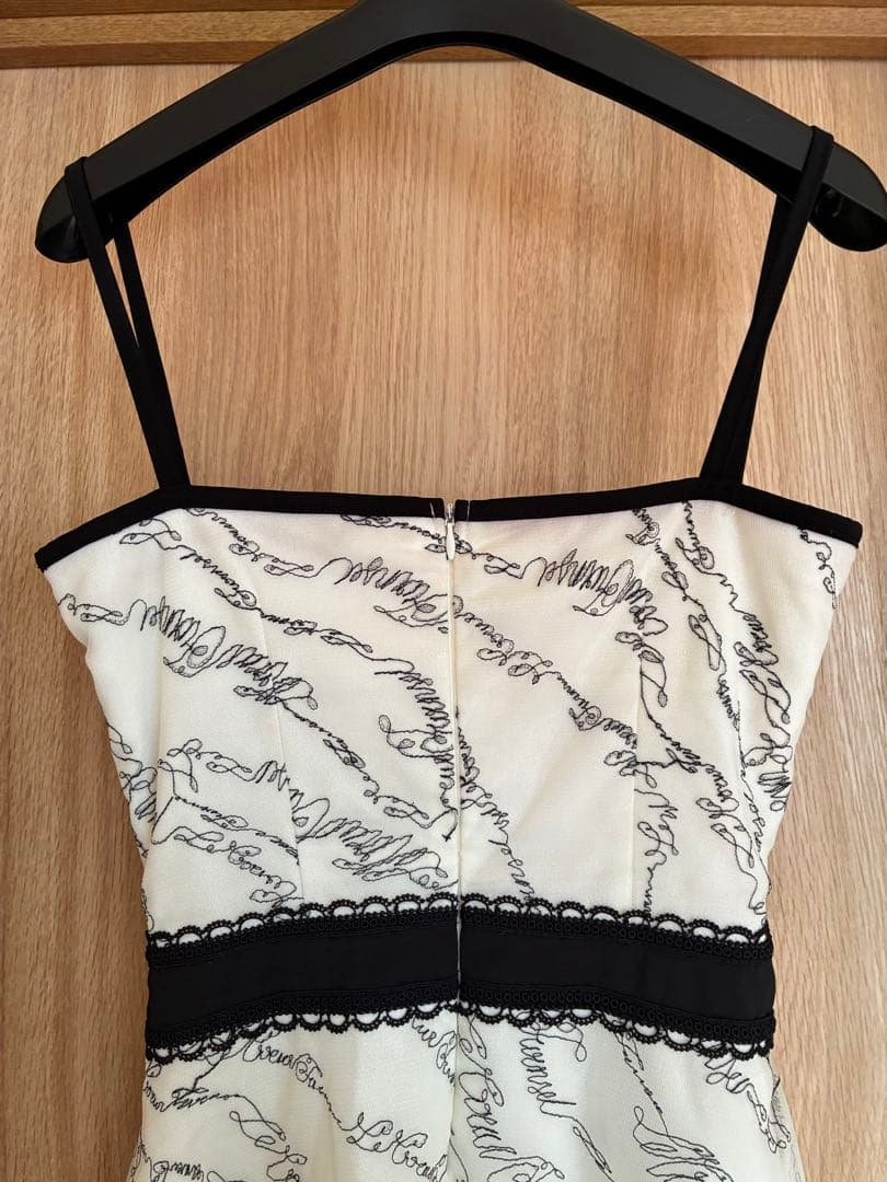 rans キャミドレス　S フレア　ホワイト