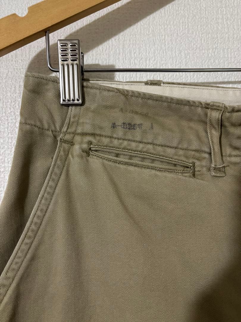 40s US ARMY 45カーキ チノ アーミーチノ 軍パン 軍チノ