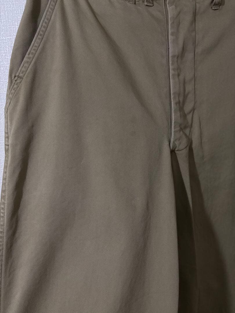 40s US ARMY 45カーキ チノ アーミーチノ 軍パン 軍チノ