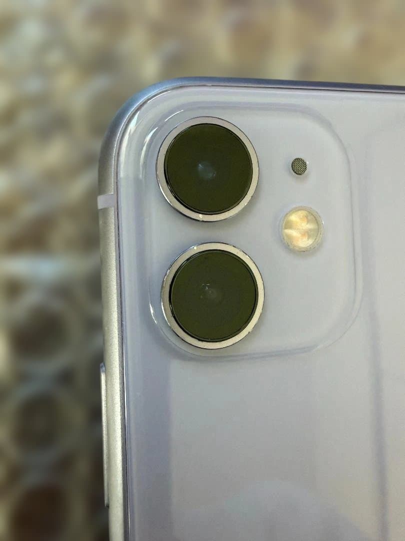 ★美品★ iPhone 11 紫 128GB SIMフリー/バッテリー100%