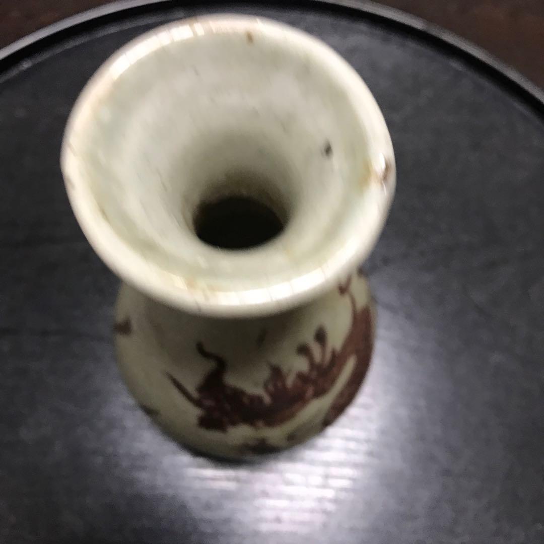 骨董品　中国美術　龍紋　花瓶