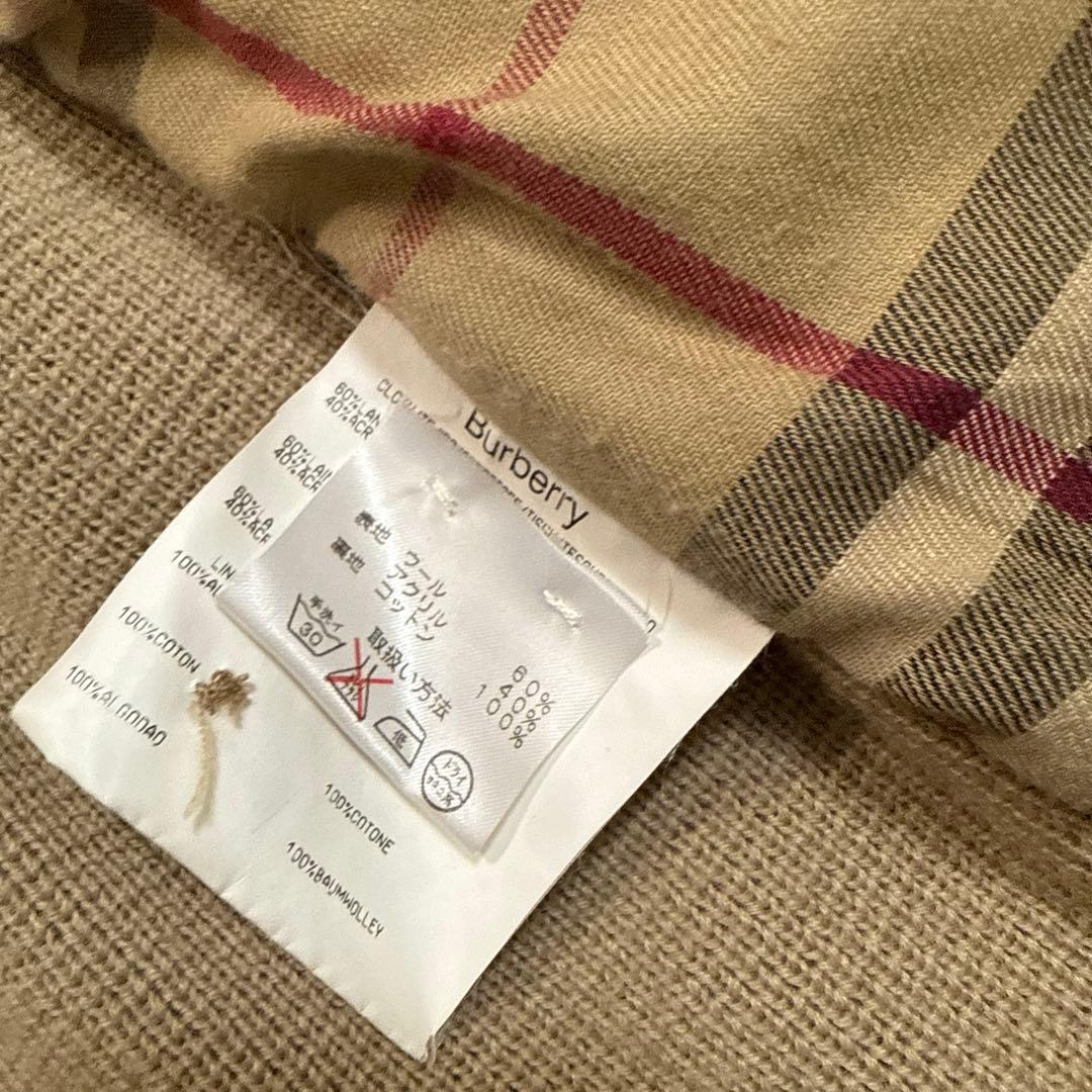 BURBERRY LONDON スペイン製コーデュロイニットジャケット