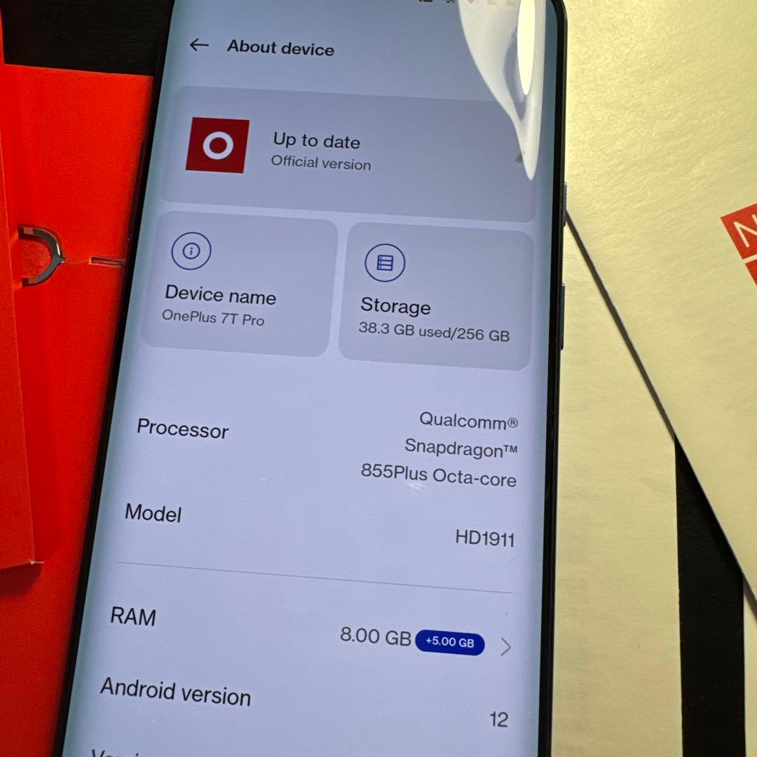 スマートフォン本体 OnePlus 7t Pro