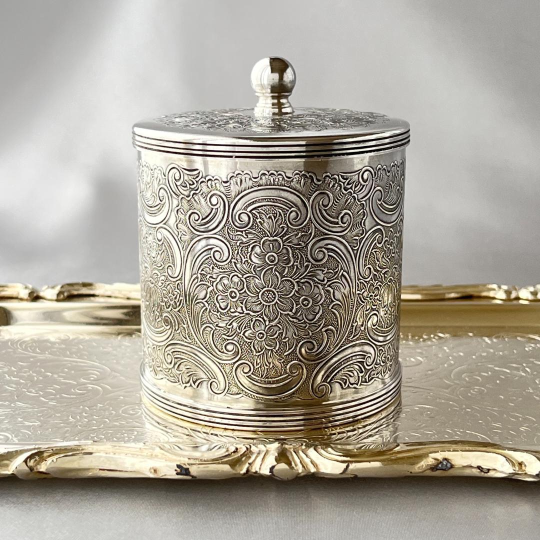 【Mappin & Webb】ティーキャディー マッピンアンドウェッブ