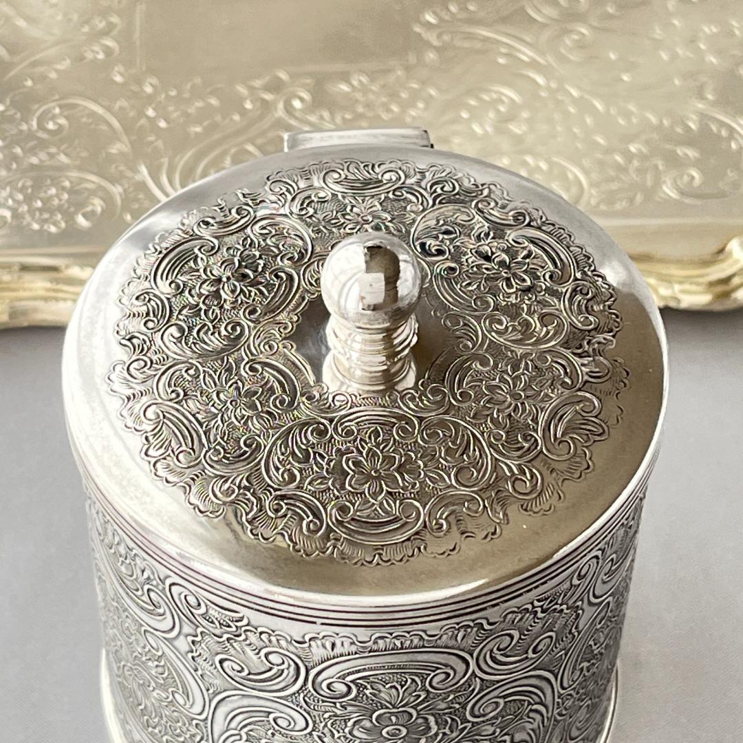 【Mappin & Webb】ティーキャディー マッピンアンドウェッブ