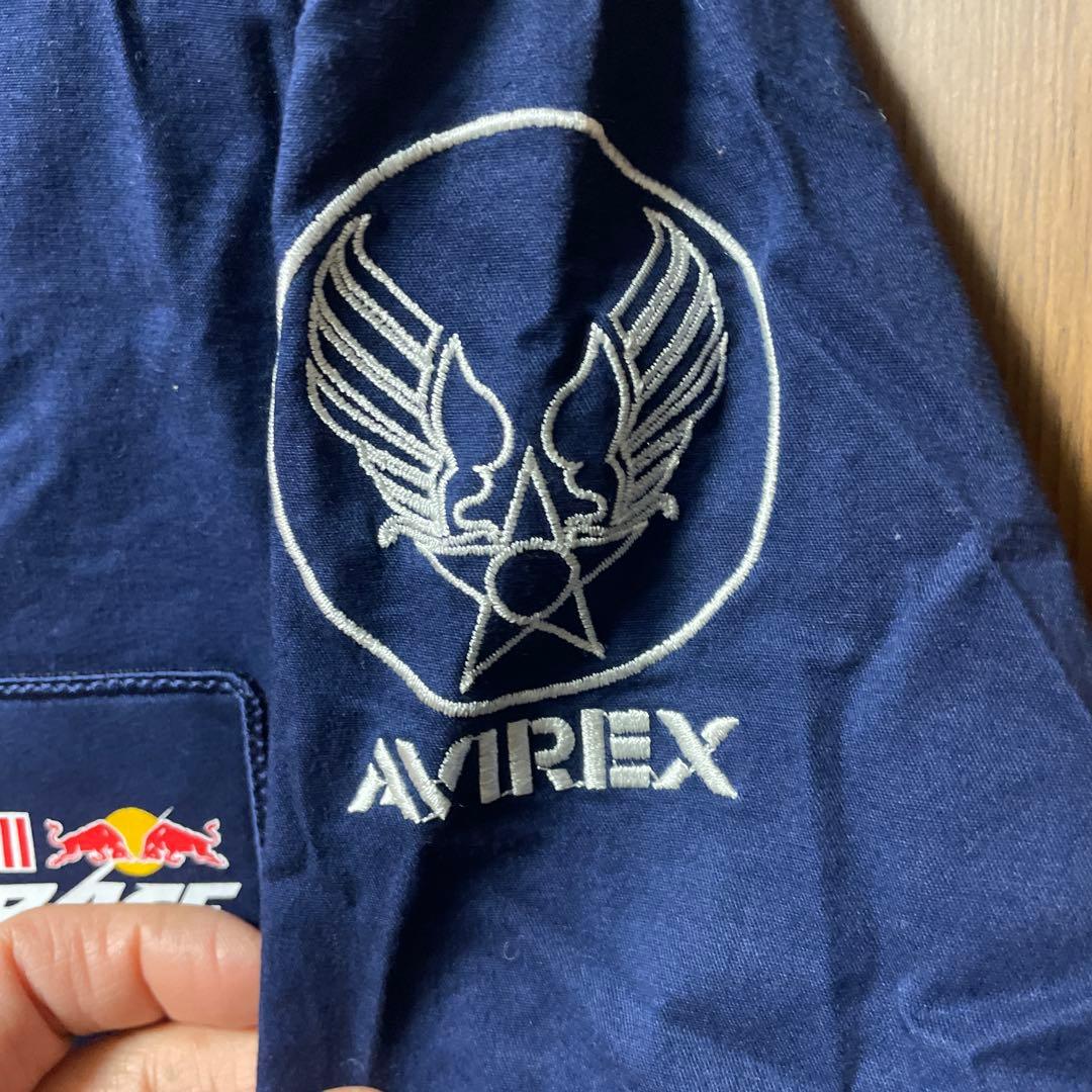 【美品】AVIREX ネイビーオーバーオール XL