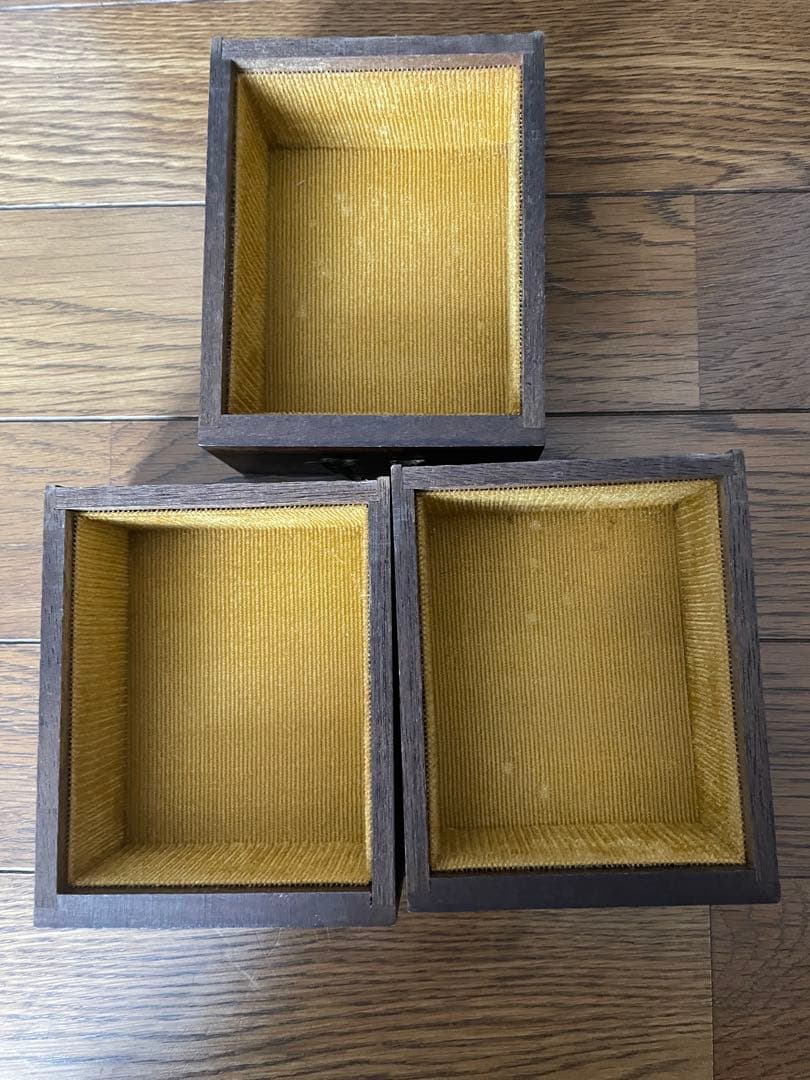 アンティーク ウッド アクセサリーボックス 昭和