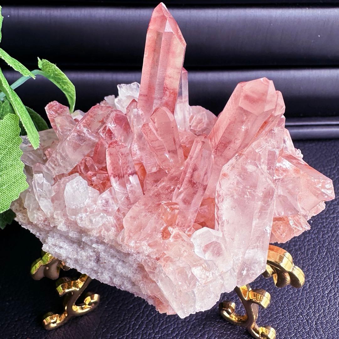 希少❗️高品質❗️超綺麗♡超強いパワー ピンク ヒマラヤ クラスター天然石A1558