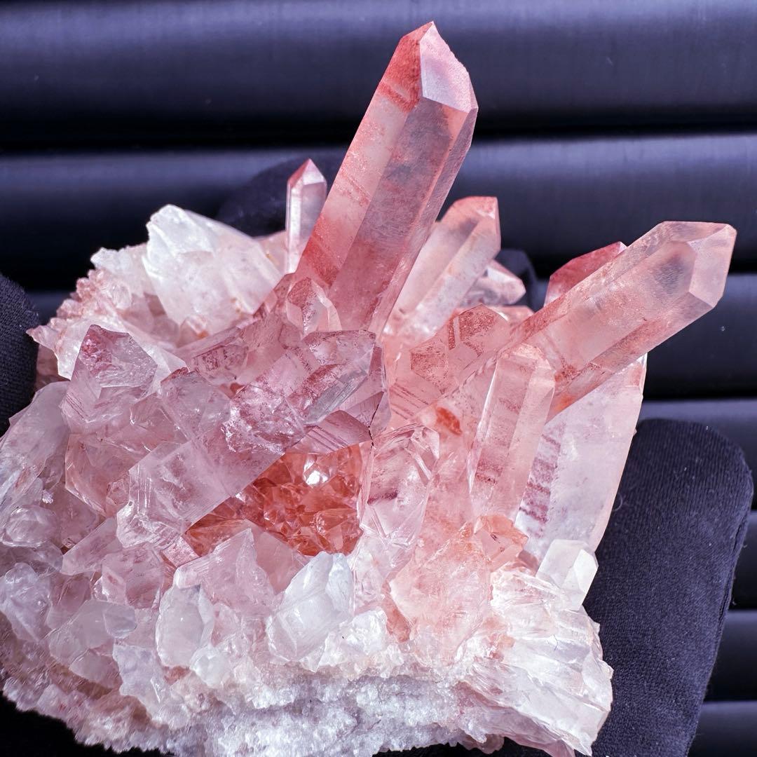 希少❗️高品質❗️超綺麗♡超強いパワー ピンク ヒマラヤ クラスター天然石A1558