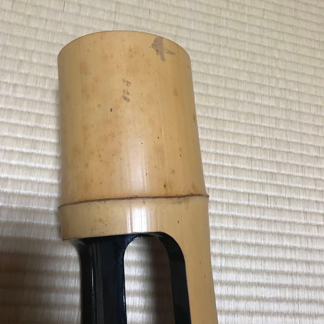 竹　二重切　花入れ　④