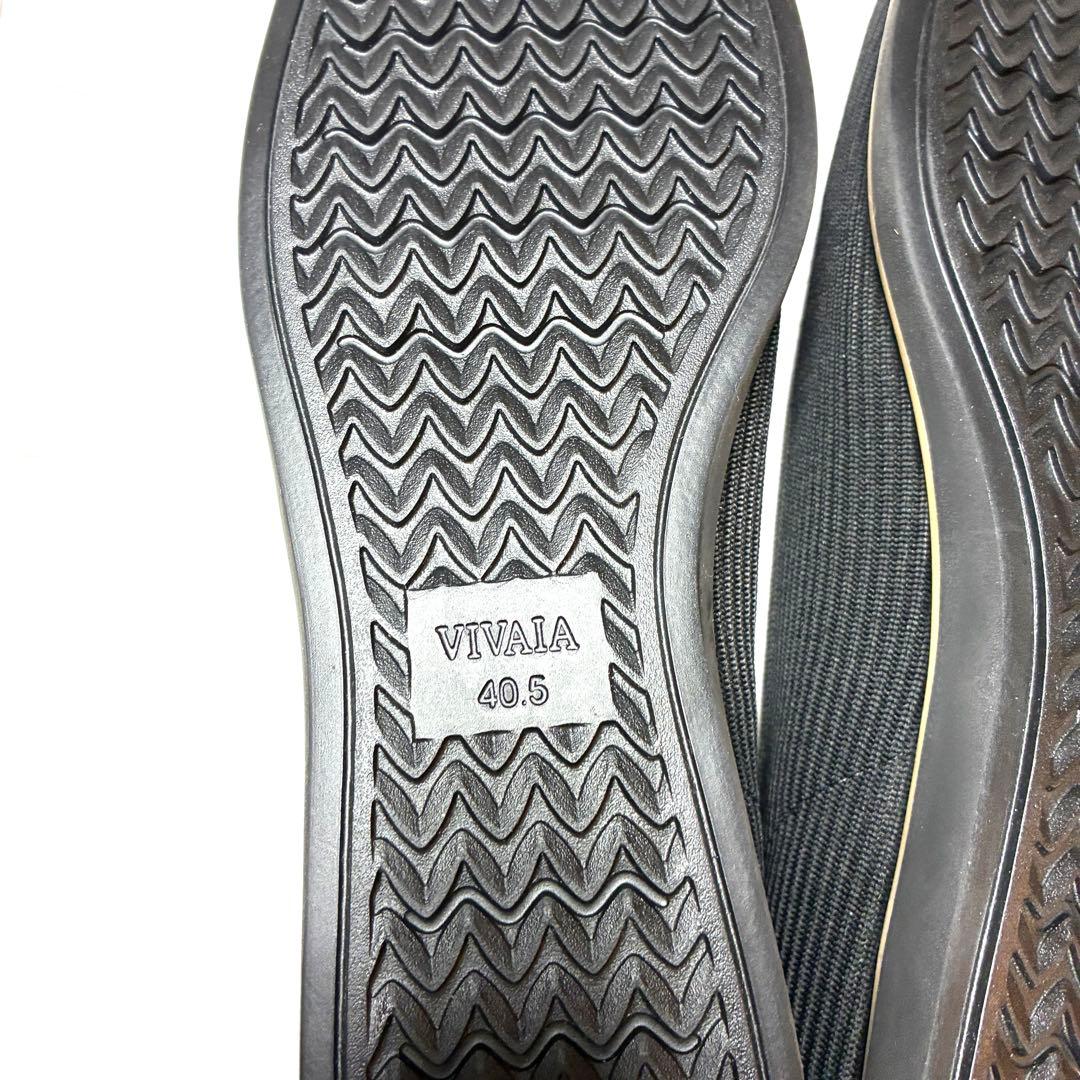 Vivaia ヴィバイアMABELスクエアトゥフラット 40.5