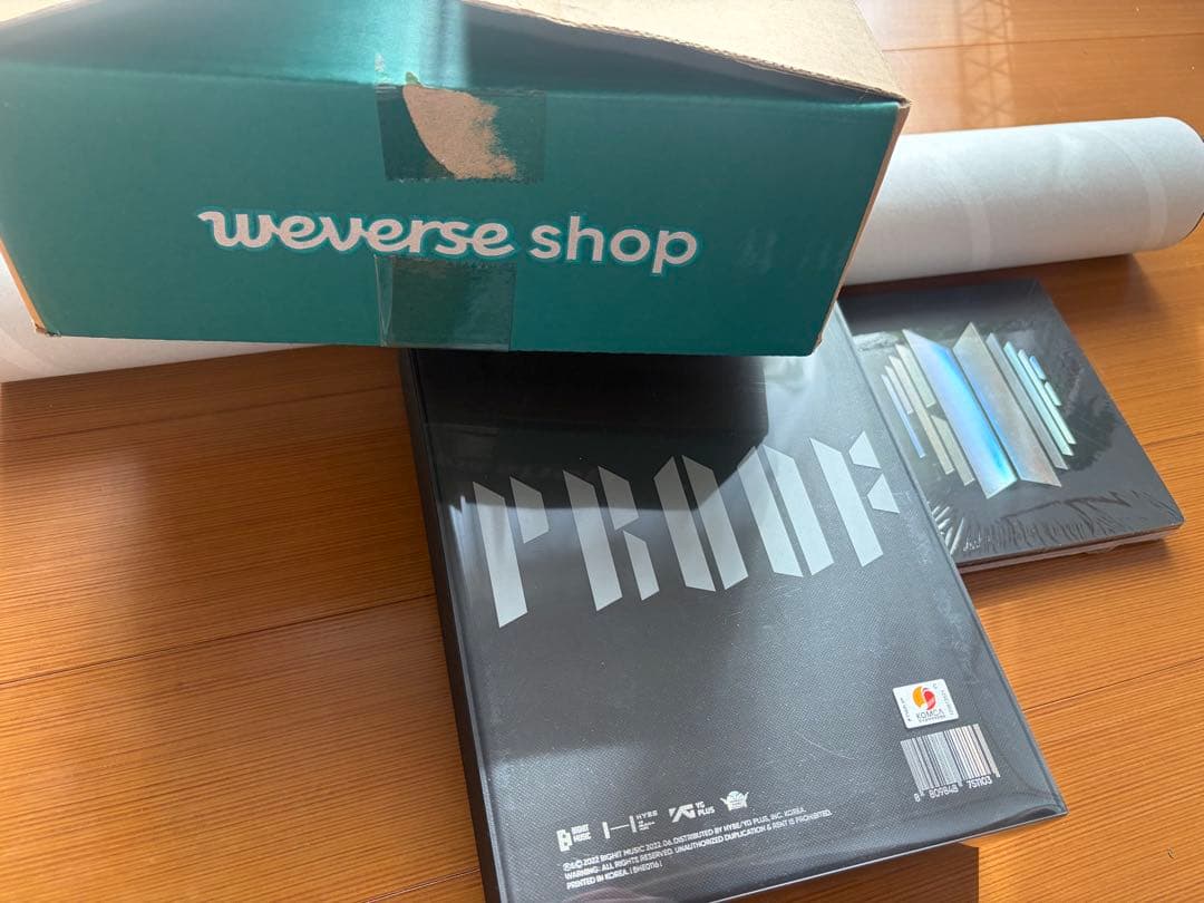 【Weverse特典】ジン ジミン　Ploof2形態セット　ポスター付