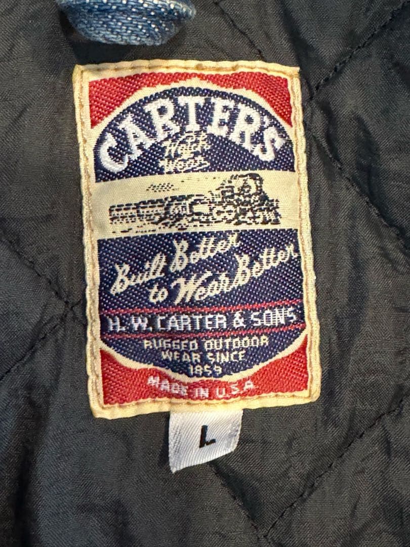 P*i様 ◆希少H.W.CATER＆SONSデニムジャケットUSA製Lサイズ◆列