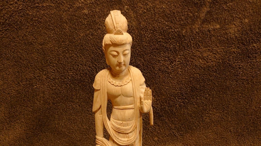 観音　観音様　井波彫刻　井波　仏教美術　仏教　寺院放出　一体