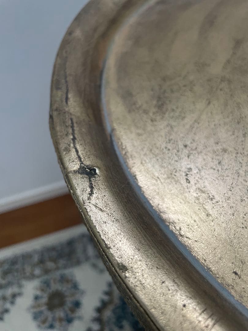 モロッコ風金色サイド　アンティーク　テーブル