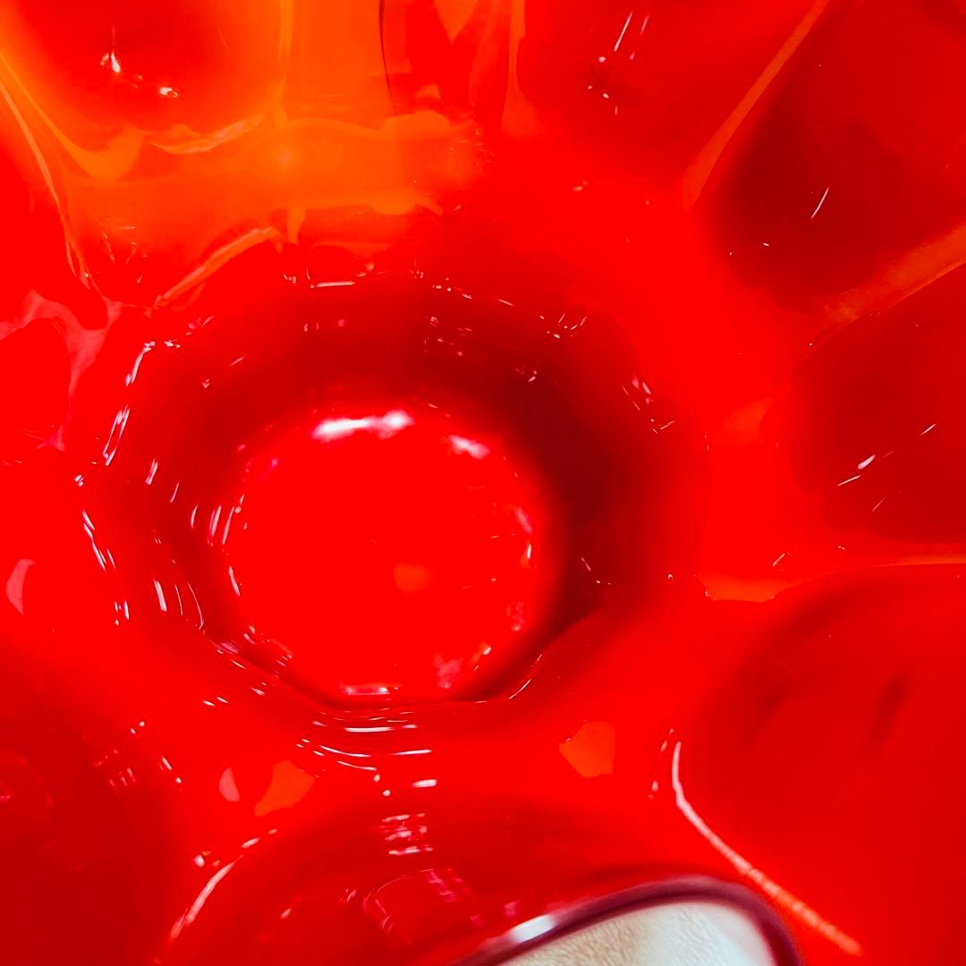 ミッドセンチュリー 水玉 フラワーベース ドット柄 花瓶　レトロポップ