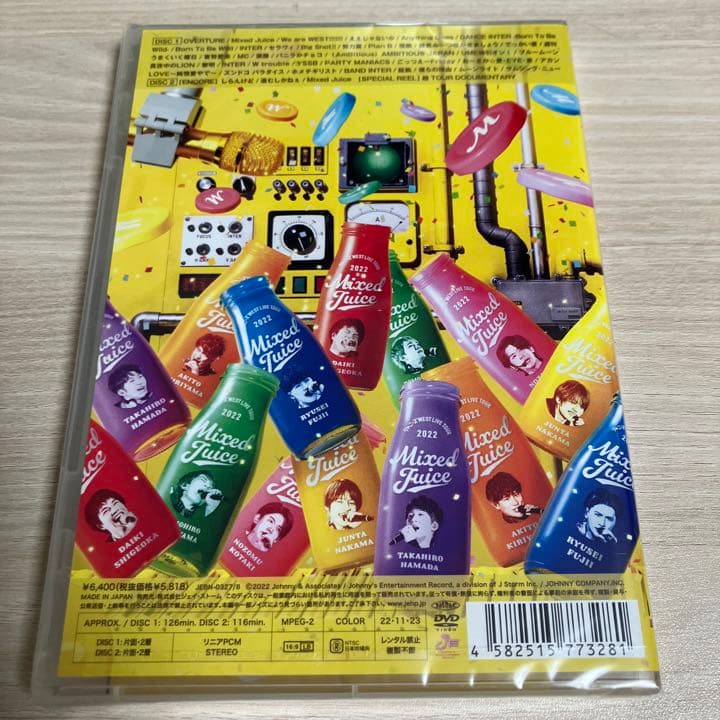 ジャニーズWEST LIVE TOUR 2022 Mixed Juice DVD