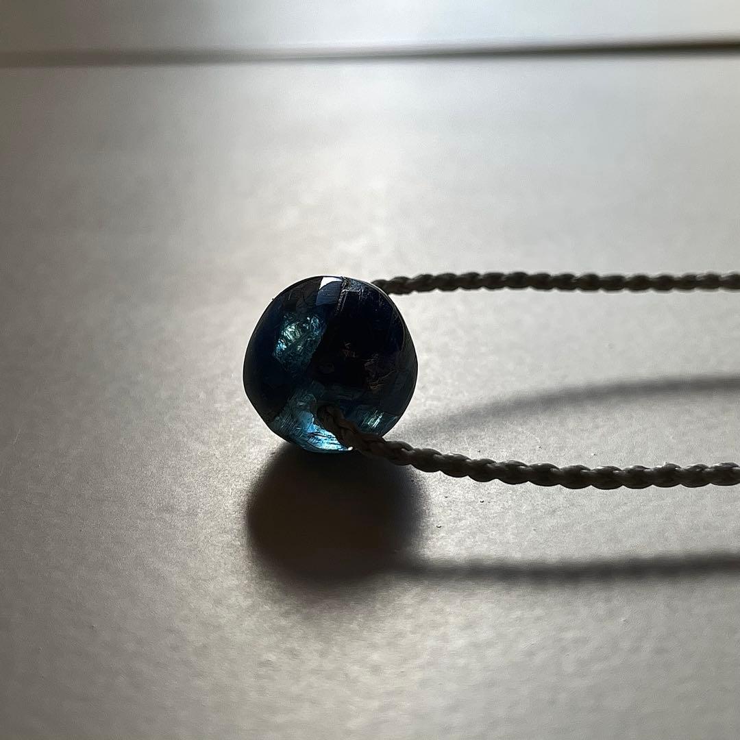 カイヤナイト ネパール産 ＊ マクラメネックレス 10