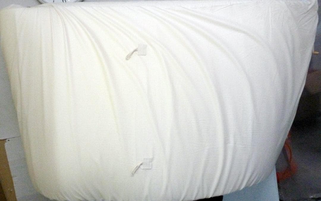 ROOMINE コットンメモリーフォームトッパー ナチュラルコットン 敷布団