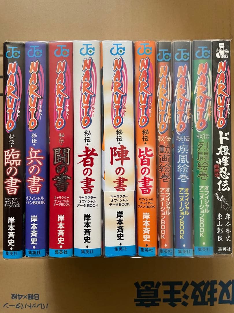 NARUTO 単行本（1〜72巻＋公式ブック※58、59、61〜64巻無し）
