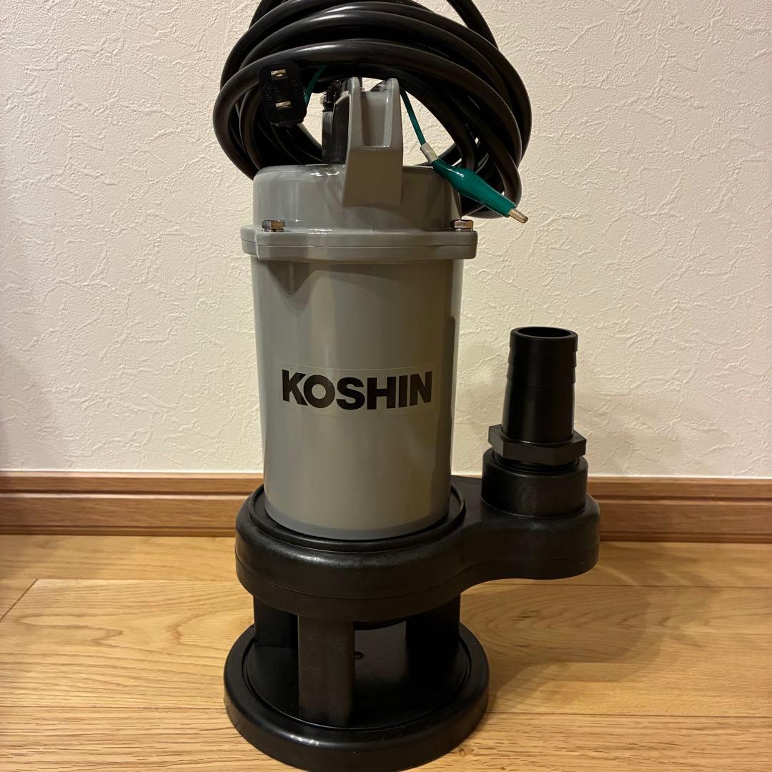 【新品、未使用】KOSHIN水中ポンプ　PSK-540K （汚物用）
