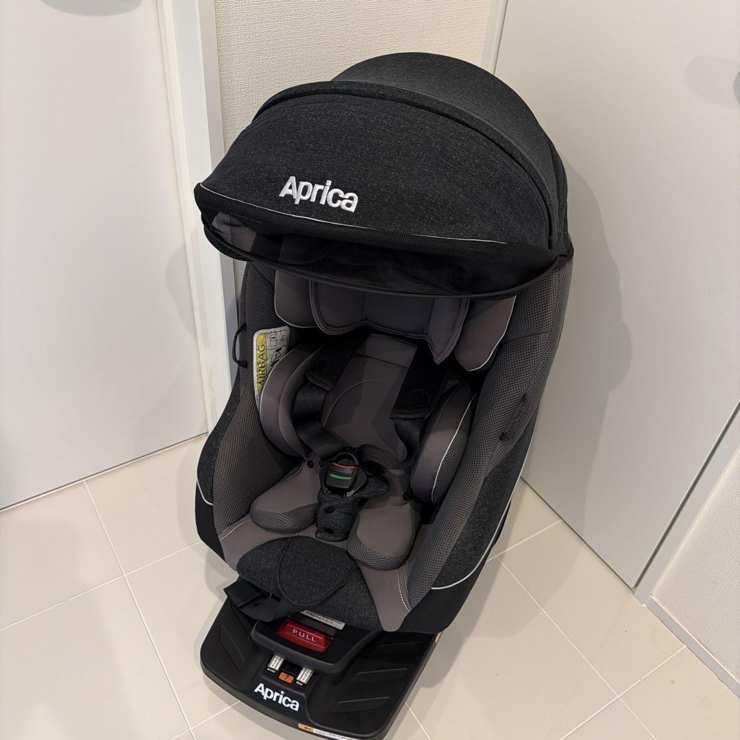 【美品】アップリカ クルリラプレミアム ISOFIX 回転式 チャイルドシート