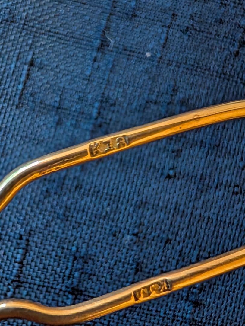 ヘアピン 5本セット　K18　刻印あり　16.9g　昭和　アンティーク　18金