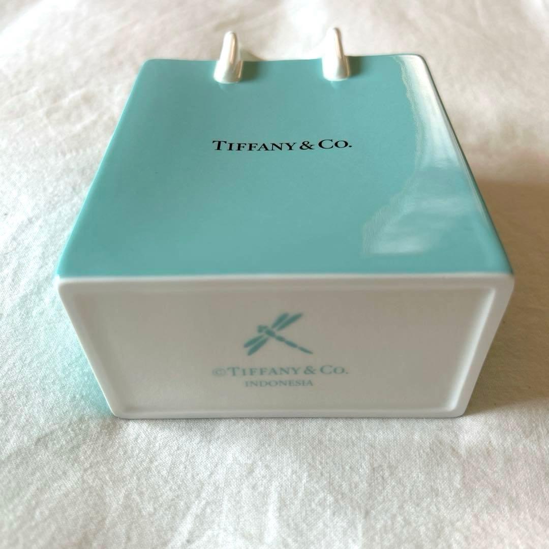 【新品未使用】ティファニー ショッピングバッグ型 陶器 オーナメント