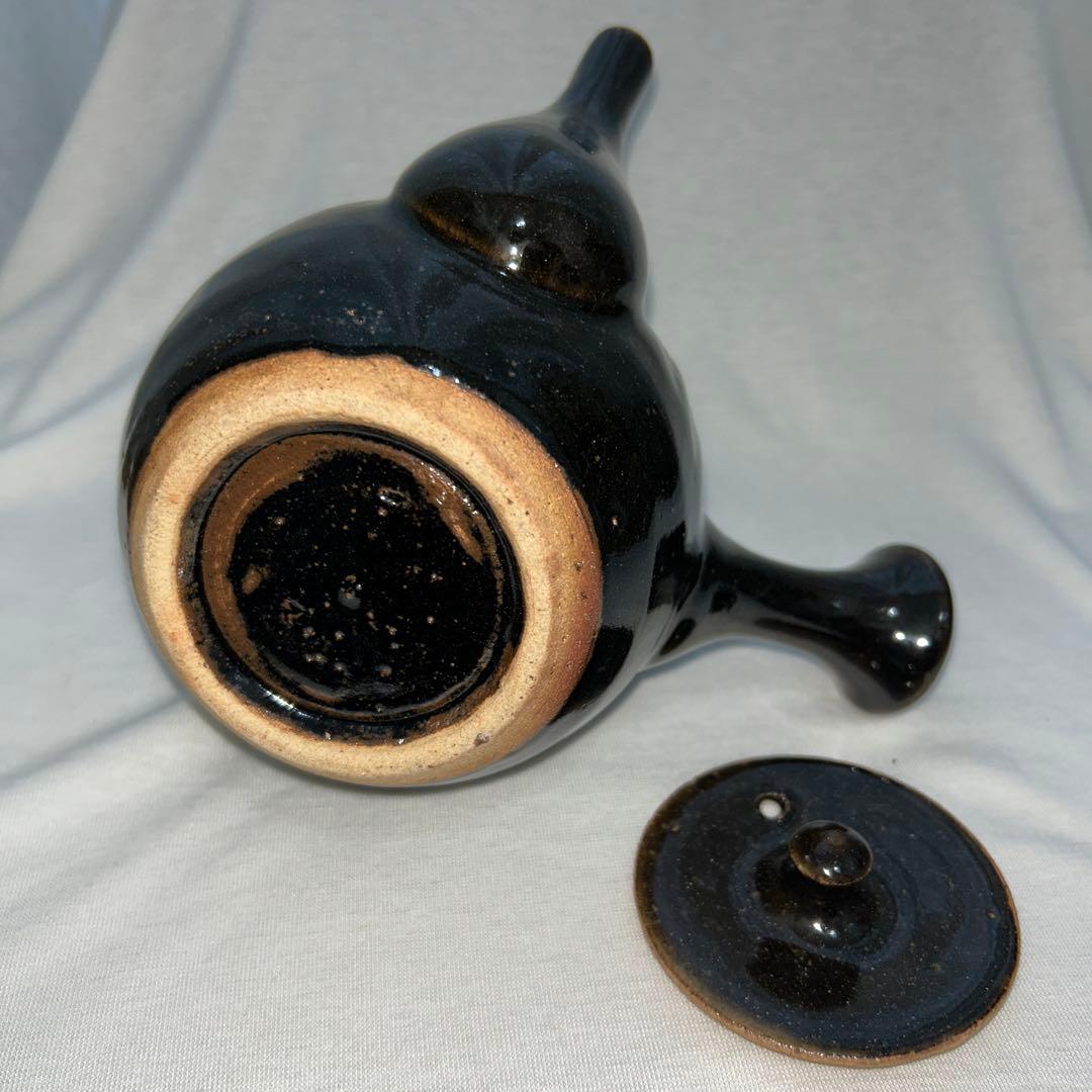 益子焼　塚本窯　茶器セット　急須　湯呑５個　 指掻き　民藝