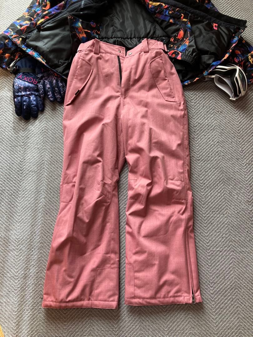 ROXY スノーボードウェアセット（ジャケット・パンツ・グローブ・ゴーグル）