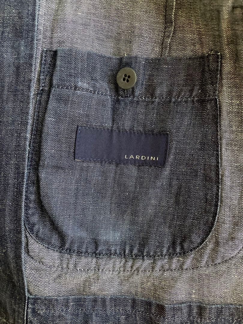 LARDINI ラルディーニ コットンリネン デニムスーツ