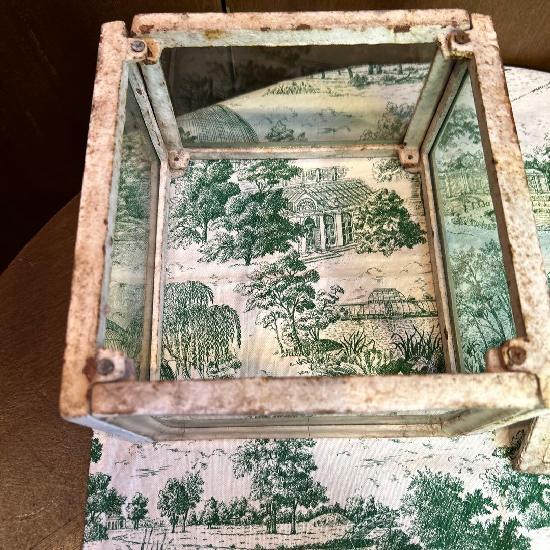 極めて貴重 ワンダーデコールホワイトアイアンヴィクトリアン様式ガーデンクロッシュ