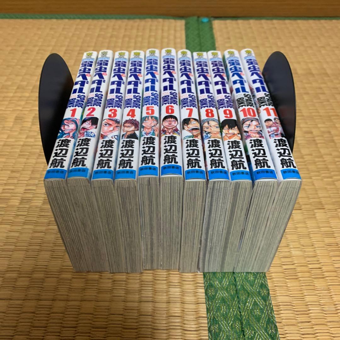 大人気漫画弱虫ペダル1から77スペアバイク1から11非全巻まとめ売り良品セット