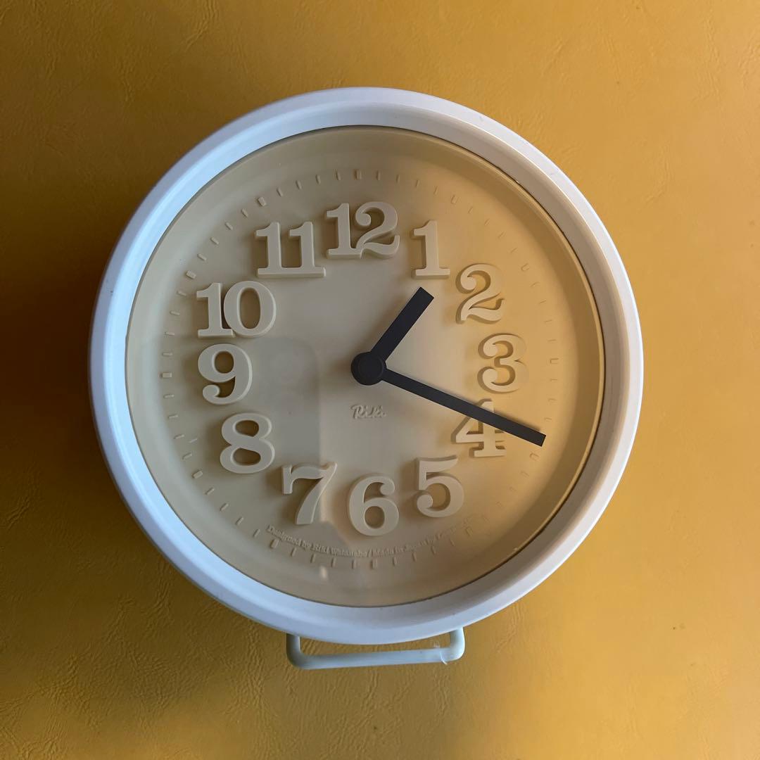 レムノス　Riki おしゃれ 置き時計　2way