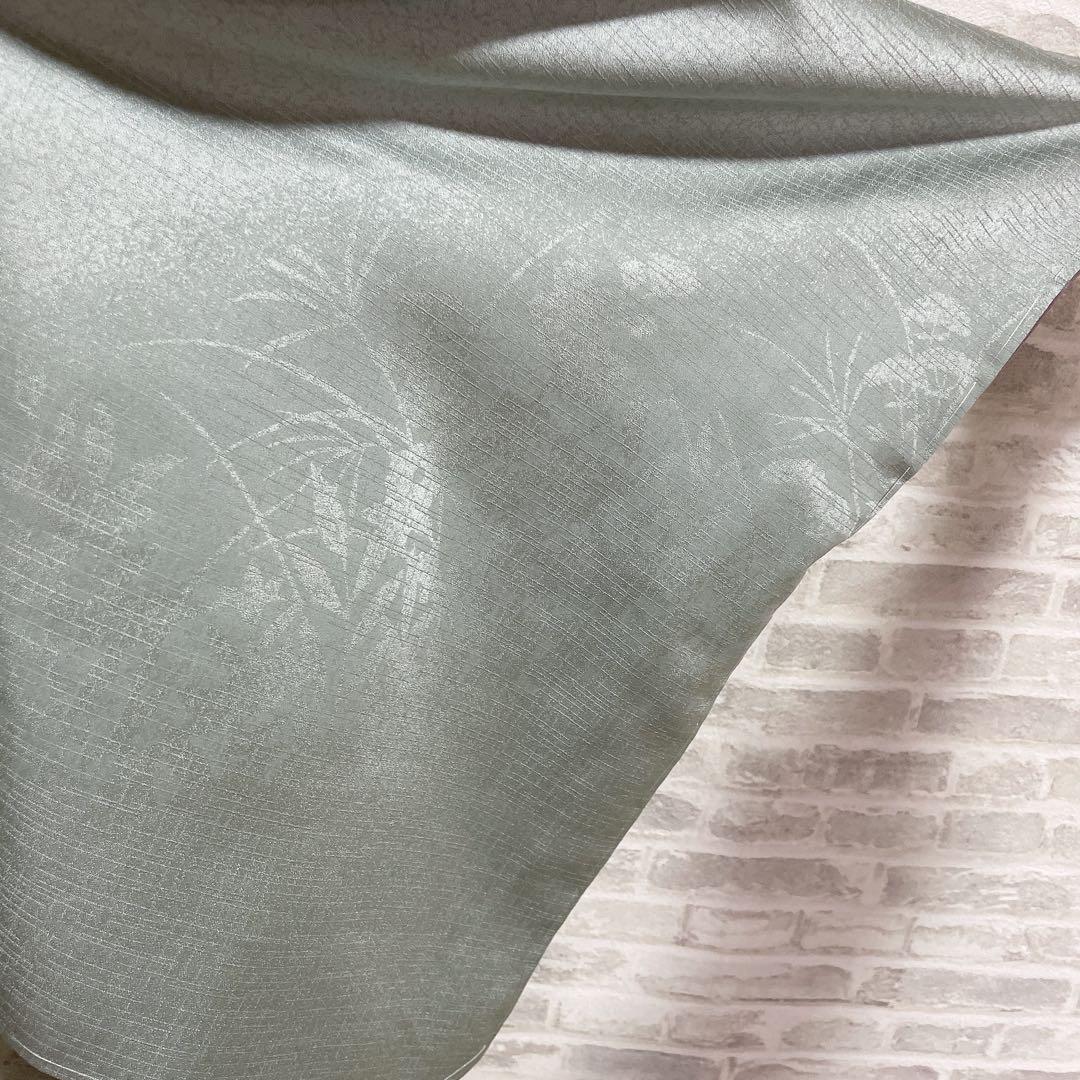 訪問着　フルセット　松　飛び立つ鶴　汕頭刺繍　綸子　金彩　入学式　P1