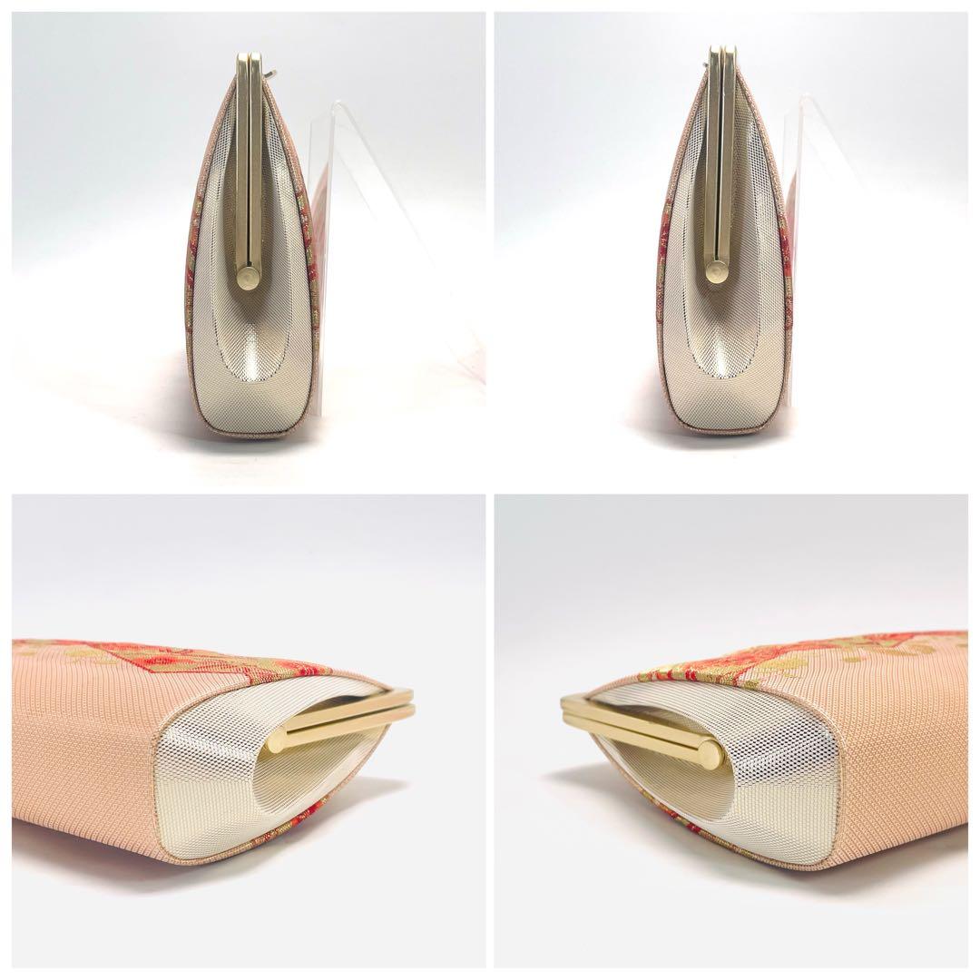 最終価格 美品 超特選 和装バッグ 草履 2点セット 花菱 フォーマル 着物