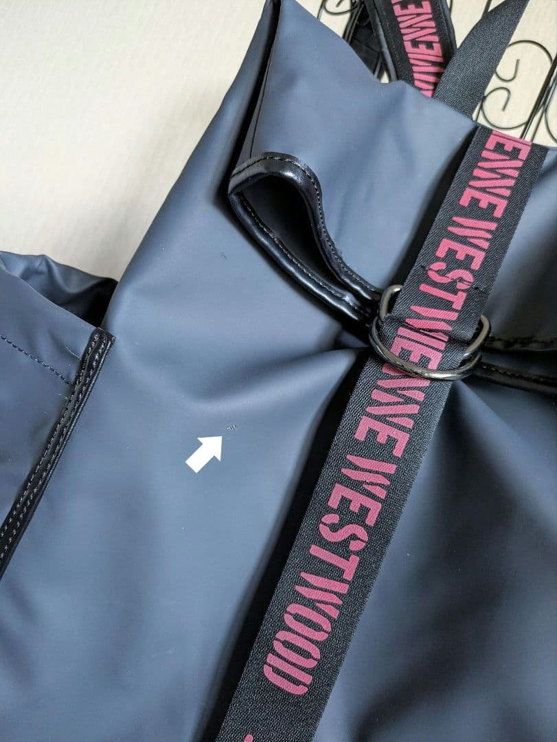 vivienne westwood MAN ロゴベルト メンズリュック NAVY