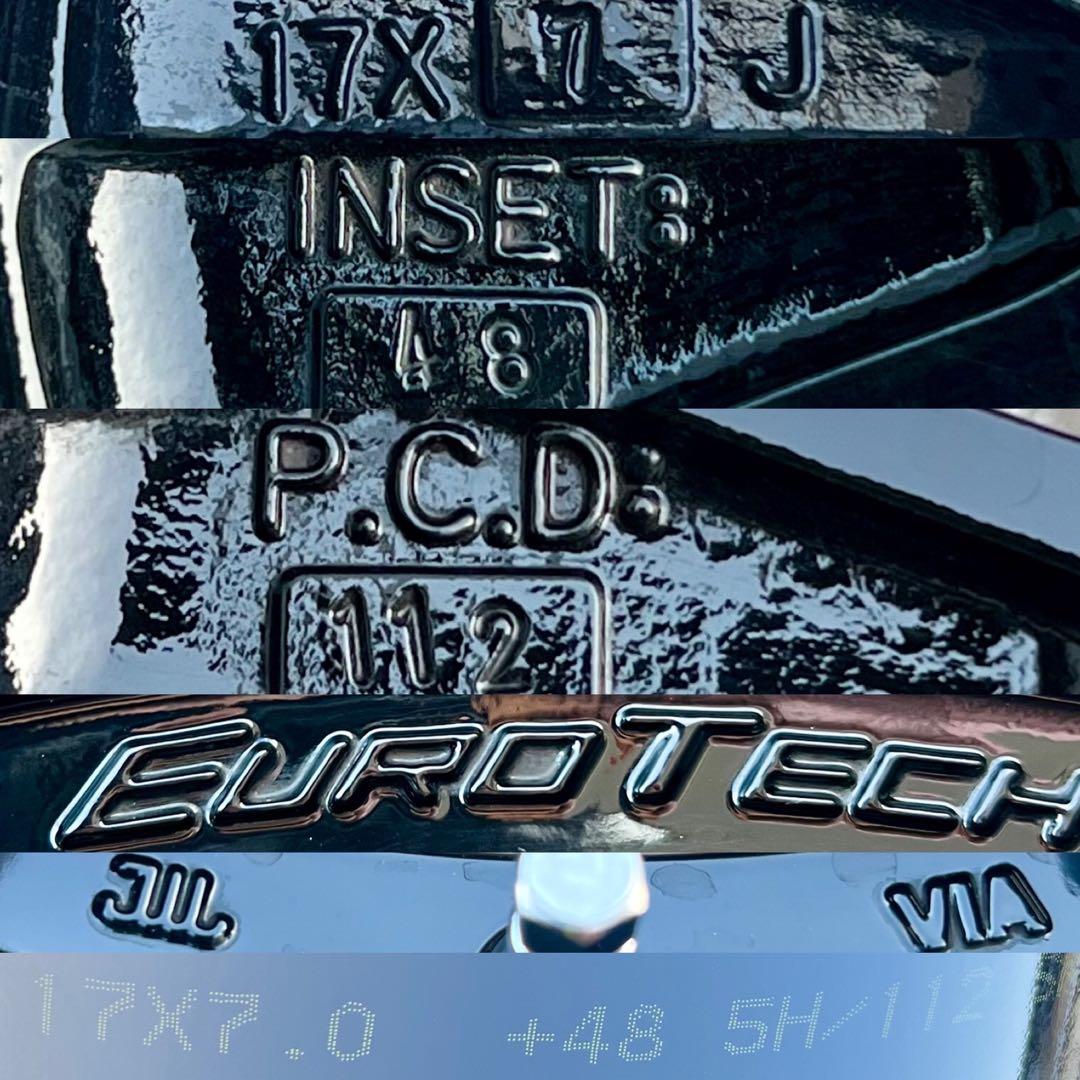 美品◆ベンツ Cクラス W205用　ホイール17インチ4本セット◆CLA GLA