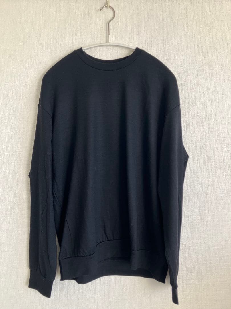 marka ウォッシャブルウール天竺　クルーネック