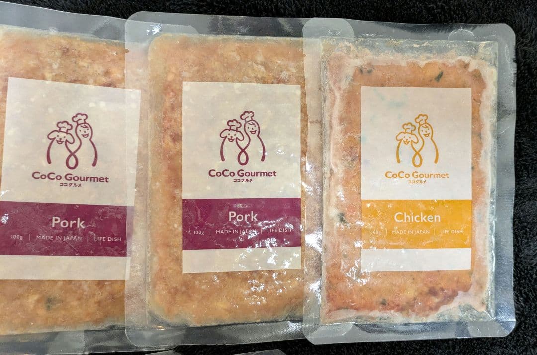 ココグルメ　チキン＆ベジタブル　ポーク＆ブロッコリー　24袋セット　冷凍　送料込